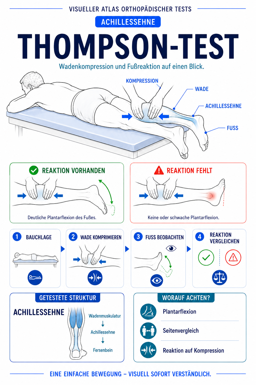 THOMPSON-TEST – Achillessehne
